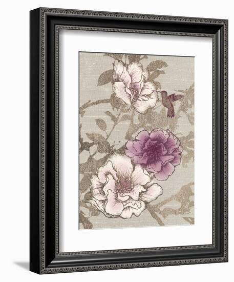 Gilded Hummingbird-Devon Ross-Framed Art Print