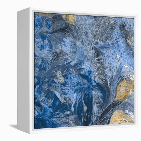Gilded Indigo III-Jarman Fagalde-Framed Stretched Canvas
