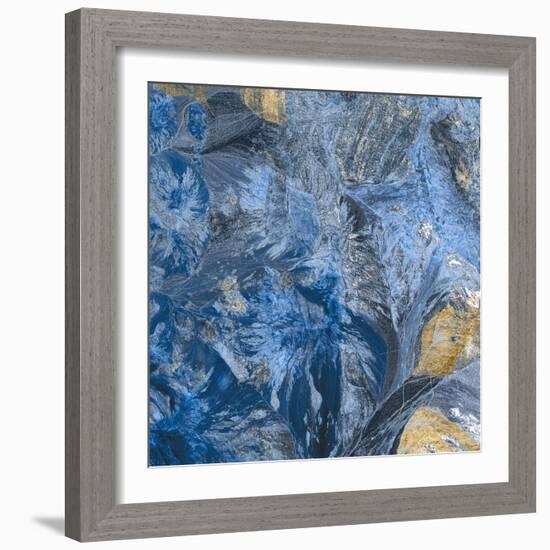 Gilded Indigo III-Jarman Fagalde-Framed Art Print