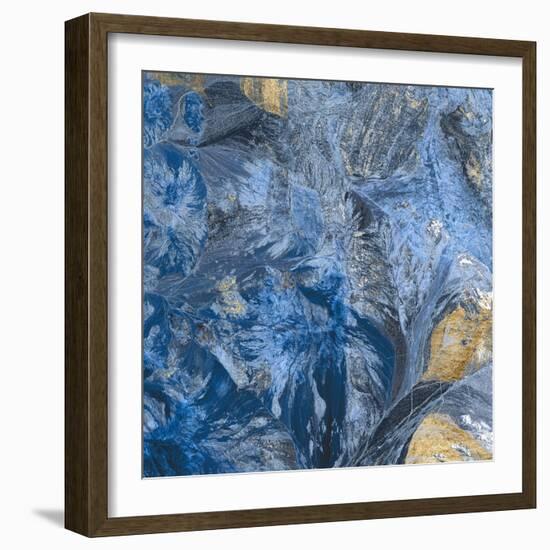 Gilded Indigo III-Jarman Fagalde-Framed Art Print