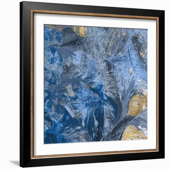 Gilded Indigo III-Jarman Fagalde-Framed Art Print