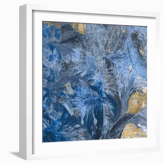 Gilded Indigo III-Jarman Fagalde-Framed Art Print