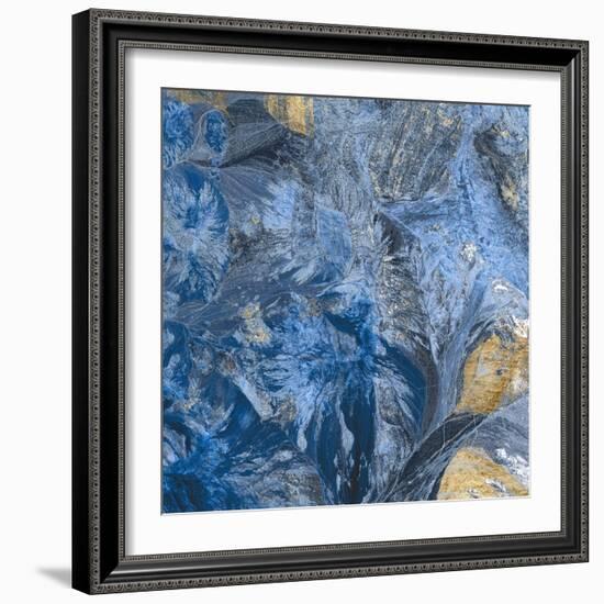 Gilded Indigo III-Jarman Fagalde-Framed Art Print