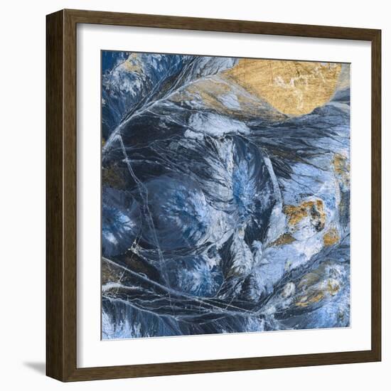 Gilded Indigo IV-Jarman Fagalde-Framed Art Print