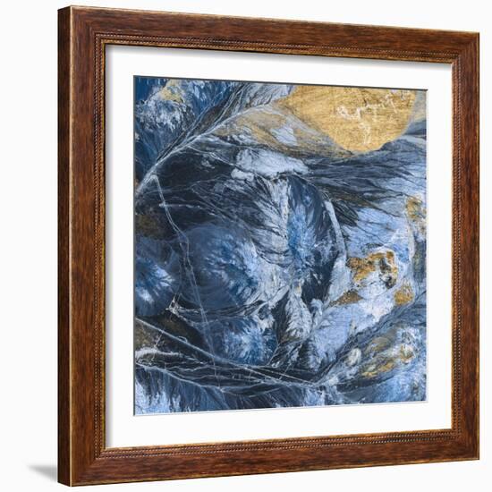 Gilded Indigo IV-Jarman Fagalde-Framed Art Print