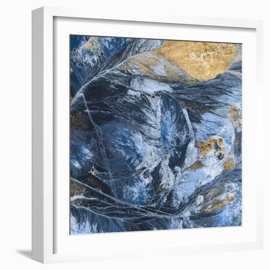 Gilded Indigo IV-Jarman Fagalde-Framed Art Print