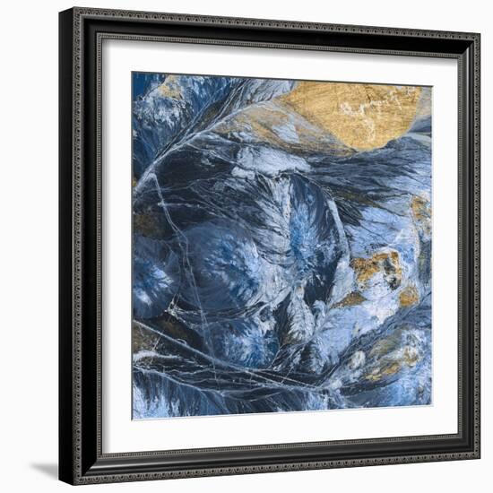 Gilded Indigo IV-Jarman Fagalde-Framed Art Print