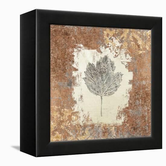 Gilded Leaf V-Avery Tillmon-Framed Stretched Canvas