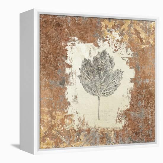 Gilded Leaf V-Avery Tillmon-Framed Stretched Canvas