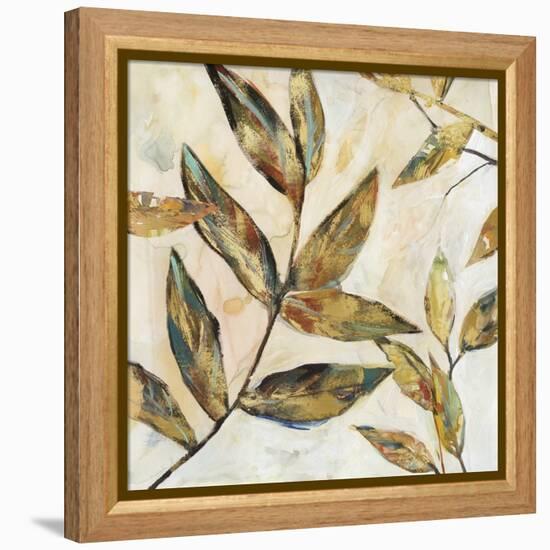 Gilded Leaves I-Carol Robinson-Framed Stretched Canvas