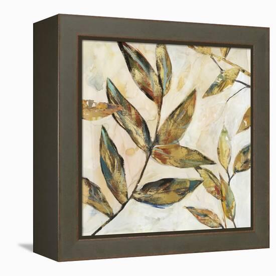 Gilded Leaves I-Carol Robinson-Framed Stretched Canvas