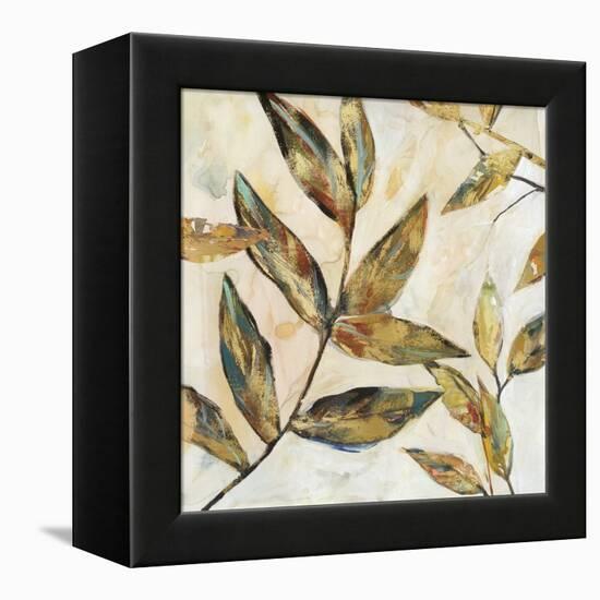 Gilded Leaves I-Carol Robinson-Framed Stretched Canvas