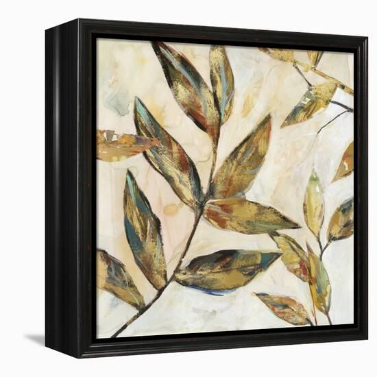 Gilded Leaves I-Carol Robinson-Framed Stretched Canvas