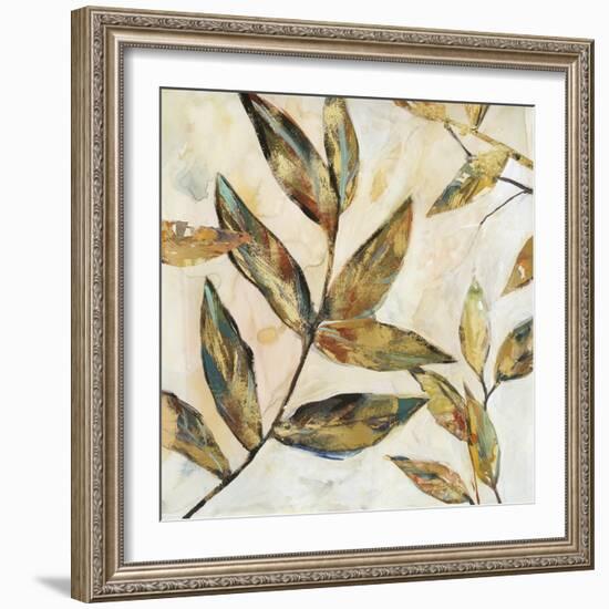 Gilded Leaves I-Carol Robinson-Framed Art Print