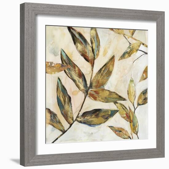 Gilded Leaves I-Carol Robinson-Framed Art Print