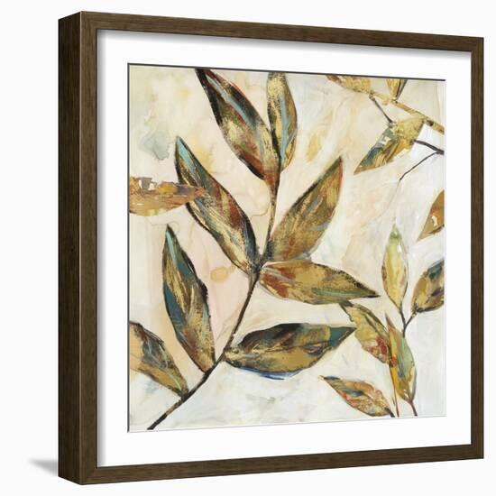 Gilded Leaves I-Carol Robinson-Framed Art Print