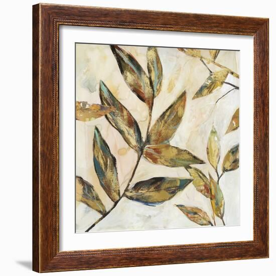 Gilded Leaves I-Carol Robinson-Framed Art Print