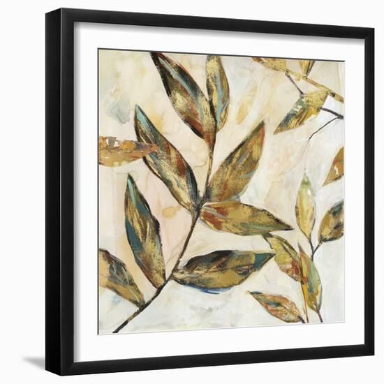 Gilded Leaves I-Carol Robinson-Framed Art Print