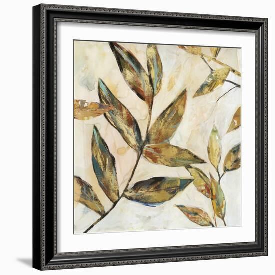 Gilded Leaves I-Carol Robinson-Framed Art Print