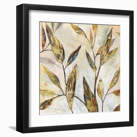 Gilded Leaves II-Carol Robinson-Framed Art Print