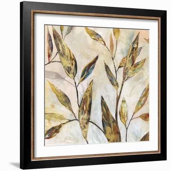 Gilded Leaves II-Carol Robinson-Framed Art Print