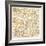 Gilded London Map-Laura Marshall-Framed Art Print