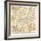 Gilded London Map-Laura Marshall-Framed Art Print