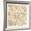 Gilded London Map-Laura Marshall-Framed Premium Giclee Print