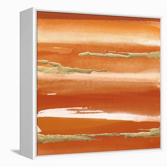 Gilded Mandarin III Burnt Orange-Chris Paschke-Framed Stretched Canvas