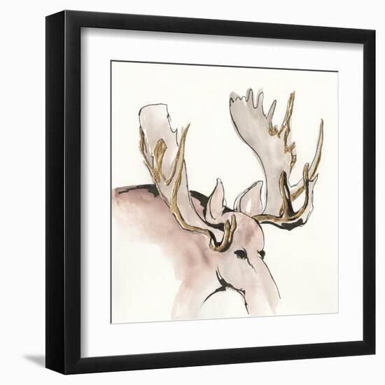 Gilded Moose-Chris Paschke-Framed Art Print