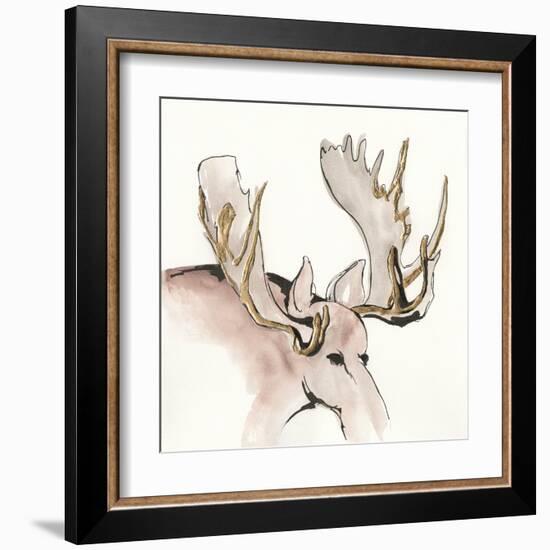 Gilded Moose-Chris Paschke-Framed Art Print