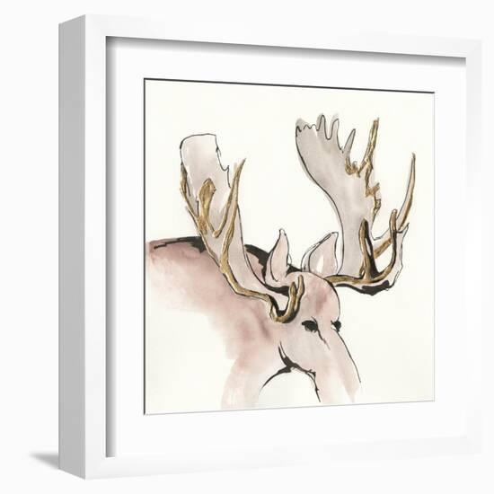 Gilded Moose-Chris Paschke-Framed Art Print