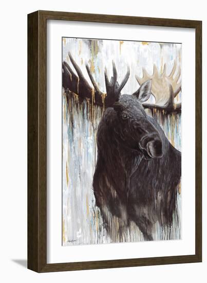 Gilded Moose-Angela Bawden-Framed Art Print