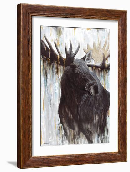 Gilded Moose-Angela Bawden-Framed Art Print