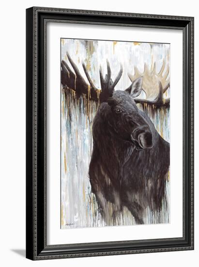 Gilded Moose-Angela Bawden-Framed Art Print