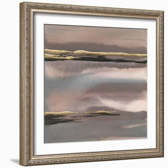 Gilded Morning Fog I-Chris Paschke-Framed Art Print