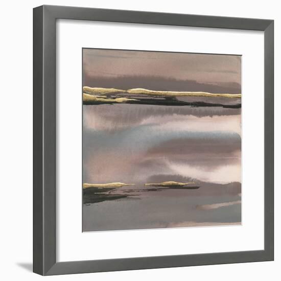 Gilded Morning Fog I-Chris Paschke-Framed Art Print