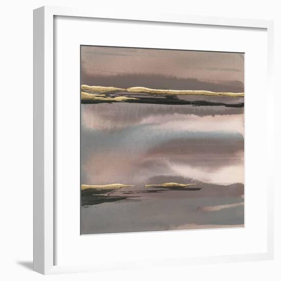 Gilded Morning Fog I-Chris Paschke-Framed Art Print