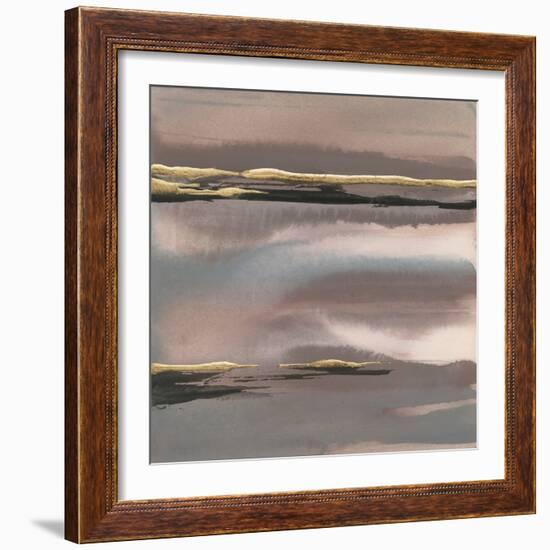 Gilded Morning Fog I-Chris Paschke-Framed Art Print