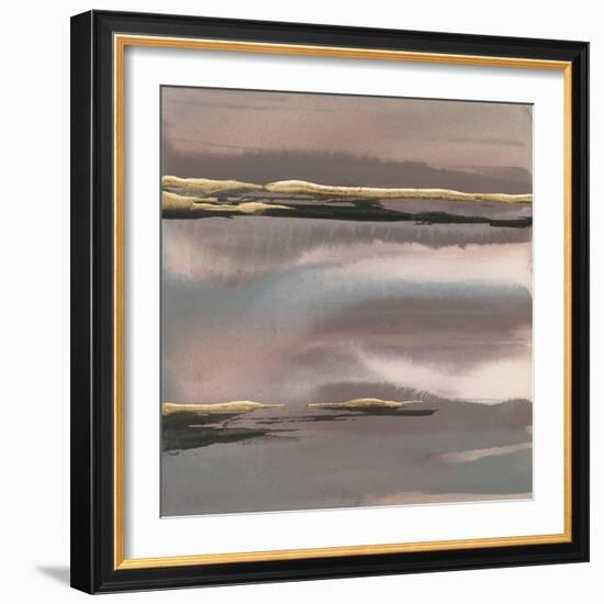 Gilded Morning Fog I-Chris Paschke-Framed Art Print