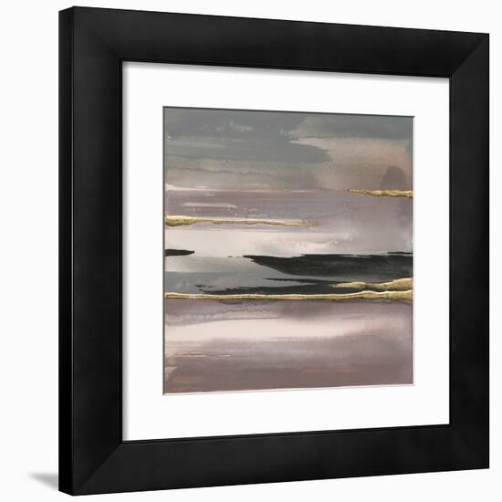 Gilded Morning Fog II-Chris Paschke-Framed Art Print