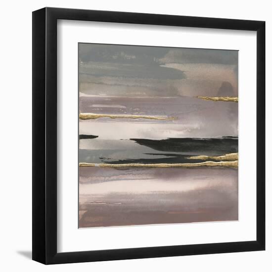 Gilded Morning Fog II-Chris Paschke-Framed Art Print