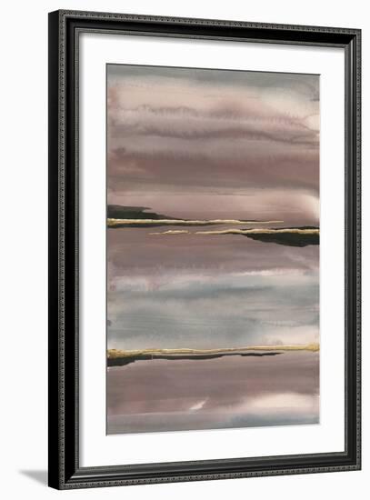 Gilded Morning Fog III-Chris Paschke-Framed Art Print