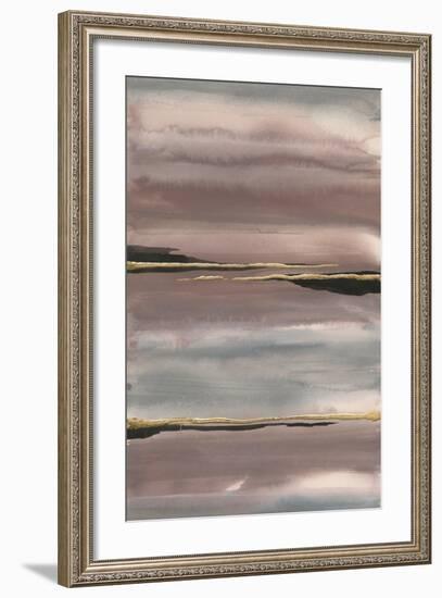 Gilded Morning Fog III-Chris Paschke-Framed Art Print