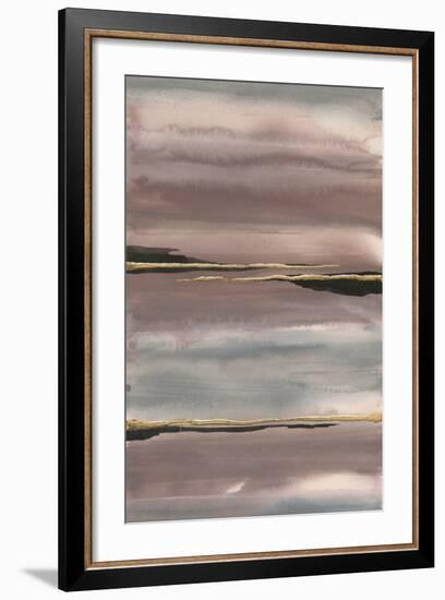Gilded Morning Fog III-Chris Paschke-Framed Art Print