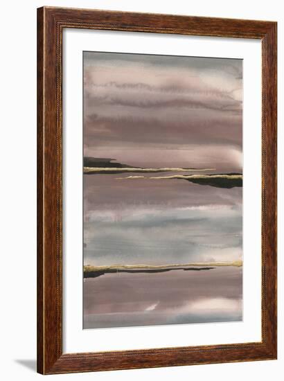 Gilded Morning Fog III-Chris Paschke-Framed Art Print