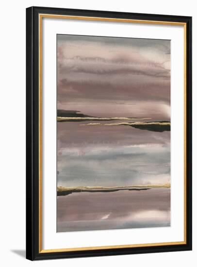 Gilded Morning Fog III-Chris Paschke-Framed Art Print