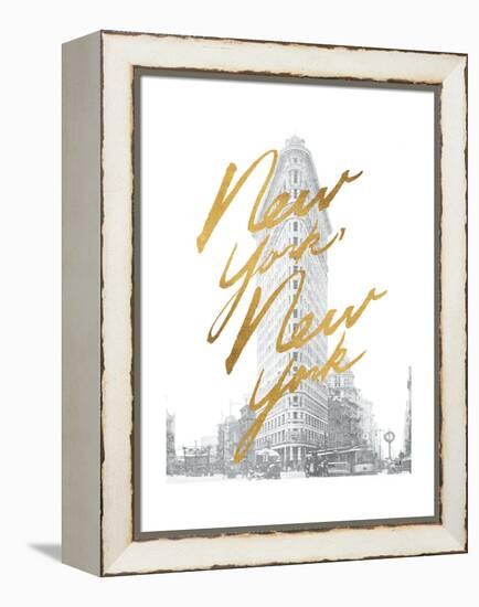 Gilded New York-Moira Hershey-Framed Stretched Canvas