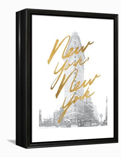 Gilded New York-Moira Hershey-Framed Stretched Canvas