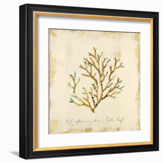 Gilded Ocean Coral-Studio 5-Framed Art Print